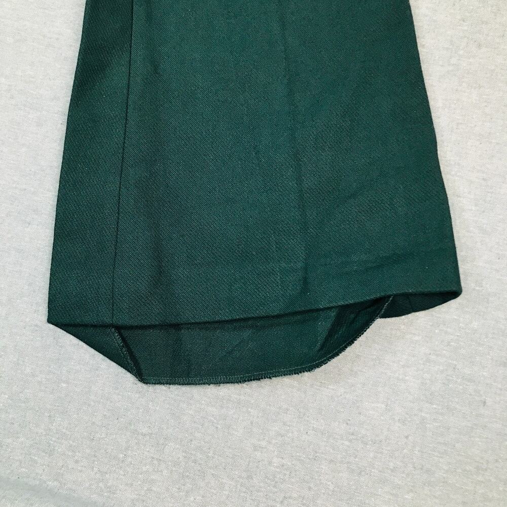 Argent Women 0 Tailored Flare Trouser Pants Seasonless Wool Blend Green Flaw AX1 - Picture 8 of 12